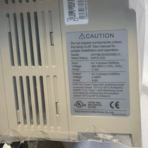 ตัวแปลงความถี่ Teco 3.7KW 380V สามเฟส ควบคุมแบบเวกเตอร์ IP20 รุ่น SV3-405-H3 - Product Image 5