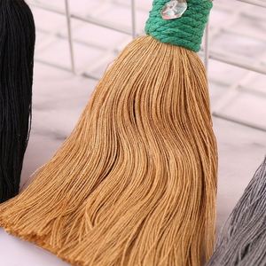 Nuevo Llavero de Estilo Pastoral Hecho a Mano con Hilo de Algodón, Macramé Boho, PVC Ecológico, Colgante de Borla para Bolso o Coche - Product Image 6