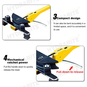 HHW-22A Máquina Portátil Manual <span class=keywords><strong>para</strong></span> Doblar Tubos de Nylon de 1/4" y 1 Pulgada, con PLC, Ecológica, de Rodillos - Product Image 3