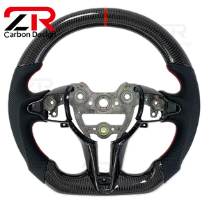 Volante Deportivo Personalizado de Fibra de Carbono para el Interior del Automóvil, para Hyundai Elantra N, I30N, I20N, Veloster N, N-line, <span class=keywords><strong>Fastback</strong></span> - Product Image 1