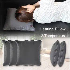 2-in-1 elektrikli isıtma pedi taşınabilir ve giyilebilir örme yastık battaniye masaj tedavisi ile ev ofis için özellikler 220V