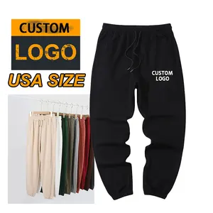 high quality streetwear embroidery heavy weight joggers sweatpants oversized sweatpants custom cotton men casual sport trouser