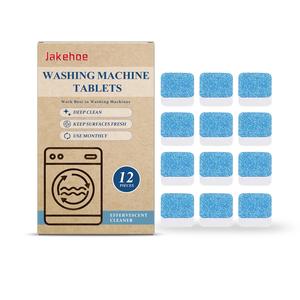 JAKEHOE <span class=keywords><strong>Lave</strong></span>-<span class=keywords><strong>linge</strong></span> Nettoyage en profondeur Détartrant Détartrant Désodorisation Comprimés Nettoyant Rafraîchissant - Product Image 1