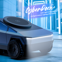 CyberPickup Nouveau Chargeur de Bureau Multifonctionnel à Adaptation Complète, Entièrement Automatique, Rotatif, Magnétique, à Charge Rapide, Style Mecha