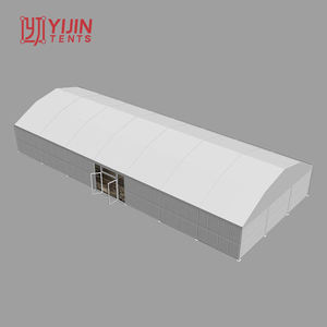 Tente d'entrepôt industrielle temporaire isolée de 15x25m, norme allemande, avec structure en aluminium, conception gratuite - Product Image 5