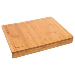 Planche à découper avec bord en bambou 45x34,5 cm - Product Image 1