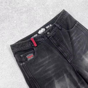 Shorts en jean épais personnalisés pour hommes, délavés à l'acide, coupe ample, style cargo, fabricant - Product Image 2