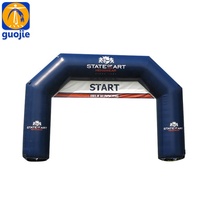 Arche gonflable hermétique de porte d'arche de logo personnalisé de vente chaude pour la publicité de course