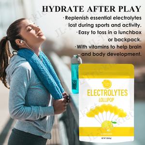 6 가지 필수 전해질과 전해질 막대 사탕 지구력을위한 비타민 마그네슘 스포츠 수화 전해질 막대 사탕 - Product Image 3