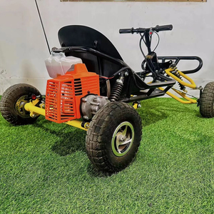 Tùy Chỉnh Duy Nhất Ghế Mini Racing Đi Kart 90CC Động Cơ Xăng <span class=keywords><strong>2</strong></span> Đột Quỵ Off-Road Trôi <span class=keywords><strong>Buggy</strong></span> Cho Người Lớn Và Trẻ Em Ngoài Trời Vui Vẻ Đi Xe - Product Image 4