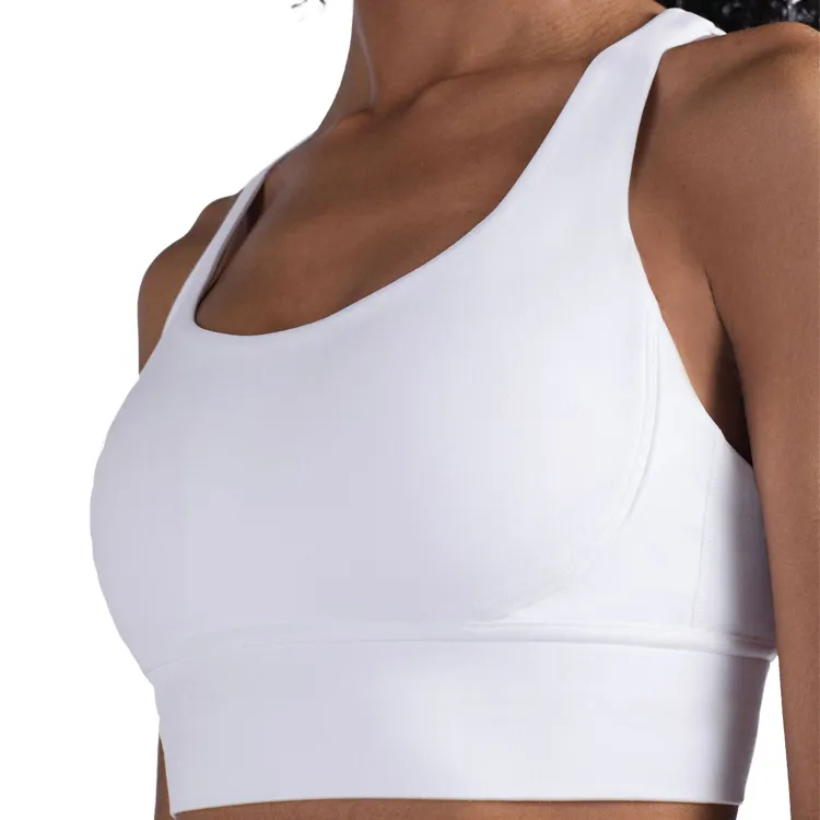 sujetador deportivo Femme vetements de sport bh wear custom logo high impact workout yoga bra OEM white sports bra