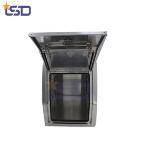 Aluminium checker plaat legering ute hond bed met luifel gereedschapskist - Product Image 5