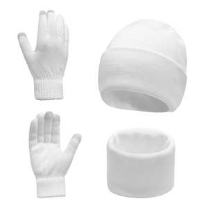 Ensemble 3-en-1 Chaud et Personnalisé : Écharpe, Gants et Bonnet en Tricot Doux pour Hommes et Femmes – Idéal pour l'Hiver et Cadeau Parfait - Product Image 2