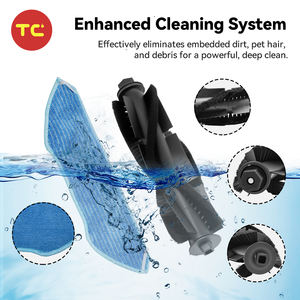 Kit de pièces de rechange pour aspirateur robot Lefant M2 Pro / M2S Pro, brosses latérales principales, chiffon de nettoyage, filtres HEPA, accessoires - Product Image 3