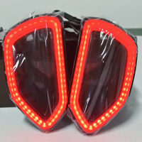 Luces LED RGB de Reemplazo para Parrilla SRT Scat Pack, Luces LED de Humo Tipo Nariz de Cerdo, Compatibles con Dodge Charger 2015-2022