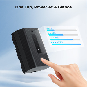 Batterie d'appareil photo K&F Concept 2520mAh pour <span class=keywords><strong>Sony</strong></span> NP-FZ100, lot de 2 batteries, compatibilité totale, charge directe Type-C, indicateur LED - Product Image 2