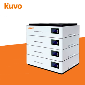 Sistema de Almacenamiento de Energía Solar para el Hogar KUVO con Batería de Iones de Litio Apilable de 51.2V y 5120WH, Batería de Litio Modular de Larga Duración - Product Image 1