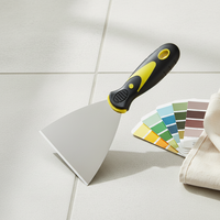 Couteau à mastic personnalisable avec lame de 2 à 4 pouces pour le décapage, le nettoyage et le plâtrage des murs