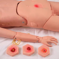 Maniquíes de Enfermería de Cuerpo Completo Avanzados para Personas Mayores, Modelos de Entrenamiento en Ciencias Médicas, Material de PVC, Ayudas Didácticas de Anatomía para el Cuidado