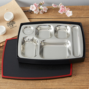 Lonchera Rectangular de Acero Inoxidable Estilo Japonés con Tapa, Apta para Alimentos, para la Escuela o para Llevar - Product Image 4