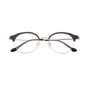 Thương hiệu mô hình mới Mắt kính khung chất lượng cao kim loại Acetate kính khung quang học cho phụ nữ - Product Image 3