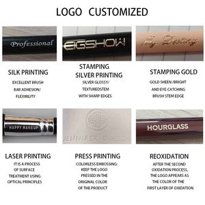 Brocha Triangular para Base de Maquillaje de Envío Rápido, Brocha Individual para Corrector con Férula de Cobre de Alta Calidad, <span class=keywords><strong>Bronceador</strong></span>, Se Acepta Marca Privada - Product Image 4