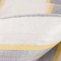 Bâche en PE robuste, imperméable et résistante aux UV, laminée or-argent, pour l'agriculture et l'extérieur