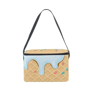 Hawaiian Collection Custom 20L Ice Cream Aluminum Foil Reusable Thermal Insulated Portable Cooler Lunches Bag for Kids Adults - Product Image 3