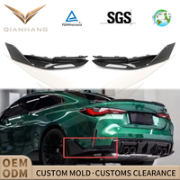 Spoiler Bagasi Belakang Serat Karbon Kering Model G82 G83 MP untuk M4 2-Pintu 2021+, Sayap Bibir Bagasi Karbon Prepreg M Performance