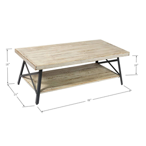 Table basse en bois Simple, Table centrale minimaliste, petit meuble de salon bon marché - Product Image 5