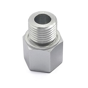อะแดปเตอร์อลูมิเนียม M16x1.5 ถึง 14Npt สำหรับอะไหล่เปลี่ยนเซ็นเซอร์วัดแรงดันน้ำมันเครื่อง - Product Image 1