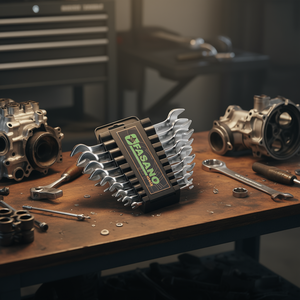 Jeu de clés mixtes Fasano Tools, 10 pièces, métriques, en acier, pour réparation automobile - Product Image 3