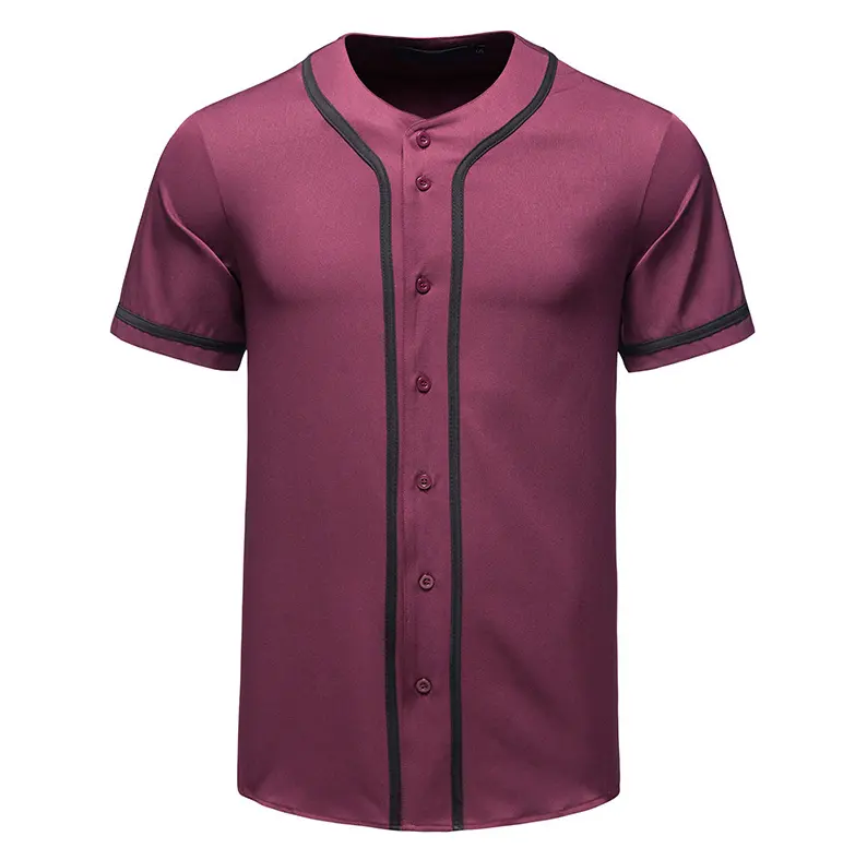 A235 camisa de beisebol personalizada, esportes de alta qualidade camisa de beisebol confortável