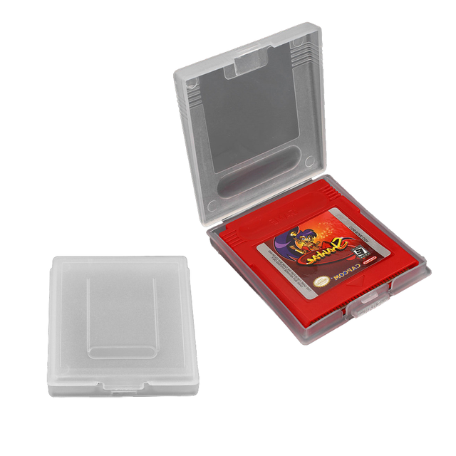 Transparent Plastic Protective Cover Case for N Gameboy Game Card Storage Box for GBC Cartridge Case
