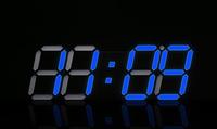 3D LED Wanduhr Modernes Design Digitale Tisch uhr Alarm Nachtlicht Saat reloj de pared Uhr für zu Hause Wohnzimmer Dekoration