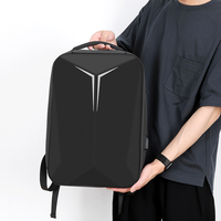 Mochila de Lujo para Hombre, Duradera, de EVA, Antirrobo, Informal, con Puerto USB, Grande, con Cierre, Impermeable, Ligera, para Viajes, Negocios, Portátil