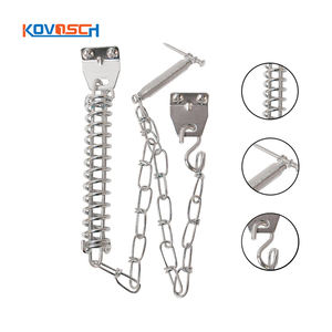 Grosir tugas berat <span class=keywords><strong>Storm</strong></span> pintu perangkat keras berlapis seng hitam keamanan <span class=keywords><strong>Storm</strong></span> pintu rantai Musim Semi - Product Image 1