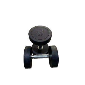 Haltères à tête ronde pour l'exercice des bras Système de kilogramme Acier <span class=keywords><strong>Fonte</strong></span> PVC/Revêtement en caoutchouc Équipement de fitness écologique Puto - Product Image 1