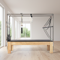 Lit de Pilates Cadillac en noyer de haute qualité, durable, personnalisable, pour studio de Pilates et yoga, en chêne et érable, portable, pour salle de sport, vente en gros