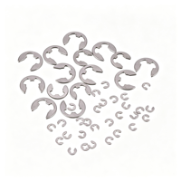 Factory Supply Stainless Steel E Ring Open Retaining Circlip Anti-rust E Clip Mechanical Fastener