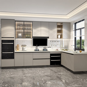 Mueble <span class=keywords><strong>de</strong></span> Cocina Modular Moderno Personalizado, <span class=keywords><strong>Isla</strong></span> <span class=keywords><strong>de</strong></span> Cocina Blanca con Encimera <span class=keywords><strong>de</strong></span> Cuarzo y Fregadero, Juego <span class=keywords><strong>de</strong></span> Muebles <span class=keywords><strong>de</strong></span> Cocina <span class=keywords><strong>de</strong></span> Lujo para Grandes Proyectos <span class=keywords><strong>de</strong></span> Renovación del Hogar - Product Image 4