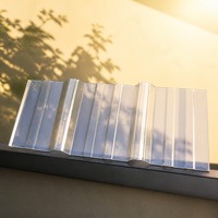 Tôle de toiture en polycarbonate pour entrepôt, imperméable, durable, moderne, protection UV, isolation thermique