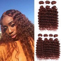 Extensions de cheveux humains vierges 100% brésiliens lisses, couleur blonde 613, double trame, en lots de 10 à 40 pouces, vente en gros