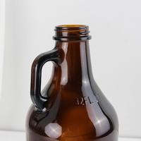 Écologique 32oz 64oz Ambre Vin Whisky Carboy Cold-Brew Tea Pichet Bière Verre Eau Growler Bouteille avec couvercle à vis