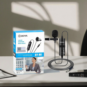 Cho Boya M1 Mini Podcast Condenser Lavalier Microphone 3.5Mm Có Dây Clip-On Nhựa Ve Áo Mic Cho Phỏng Vấn & Live Streaming - Product Image 2