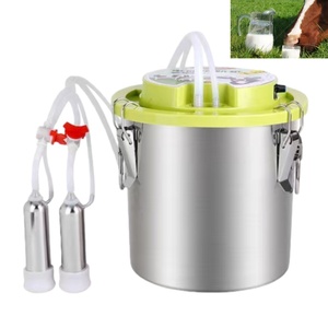 Machine à traire électrique automatique à impulsions rechargeable, double usage, avec seau en acier inoxydable, pour vaches, moutons et chèvres - Product Image 2