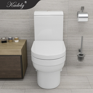 Nhà máy-trực tiếp giá tầng gắn nhà vệ sinh Glossy trắng gốm <span class=keywords><strong>WC</strong></span> sứ vệ sinh phòng tắm đôi Flush washdown một mảnh nhà vệ sinh - Product Image 3