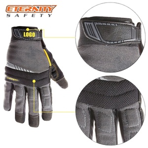 ENTE SAFETY Construction Super <strong>Grip</strong> Anti Vibration Neoprene Automotive Mechanical Production Knitted Work <strong>Gloves</strong> - Product Image 3
