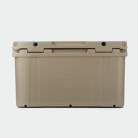 Glacière isotherme portable à roulettes 78QT en PE rotomoulé, moderne, avec logo personnalisé, pour boissons, aliments, conservation de la glace pendant 5 jours