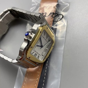 Nuevo Reloj de Lujo con Esfera Redonda, Cristal de Zafiro, Correa de Acero Inoxidable de 38 mm, Reloj de Negocios de Diseñador, Marcas Famosas para Mujer - Product Image 2